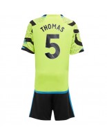 Arsenal Thomas Partey #5 Venkovní dres pro děti 2023-24 Krátký Rukáv (+ trenýrky)